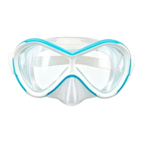 Transparent Silicone Kids' Diving Mask - AM102 Front View