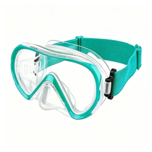 AM108 Teal Adult Diving Mask - Single Lens & Bulk Order & OEM Available