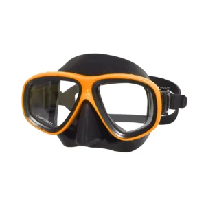new diving mask black orange-AM112