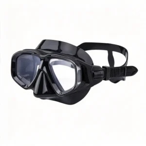 diving mask AM408 black Suitable for Adult Snorkeling